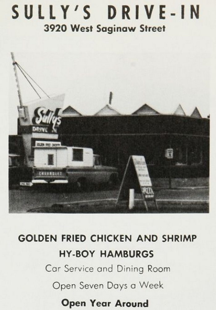 Sullys Drive-In - High School Yearbook Ad